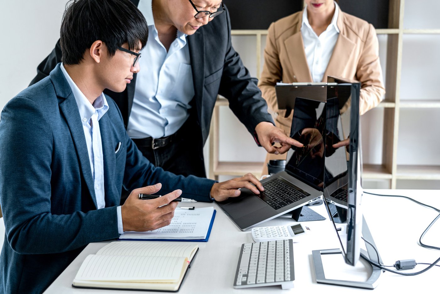 Team on a Meeting